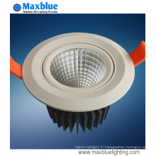 20W 240V Dimmable COB LED encastré Downlights